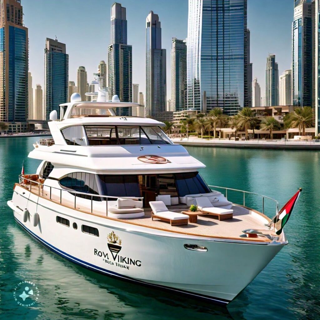 Royal Viking Tourism luxury yacht charter in Dubai Marina