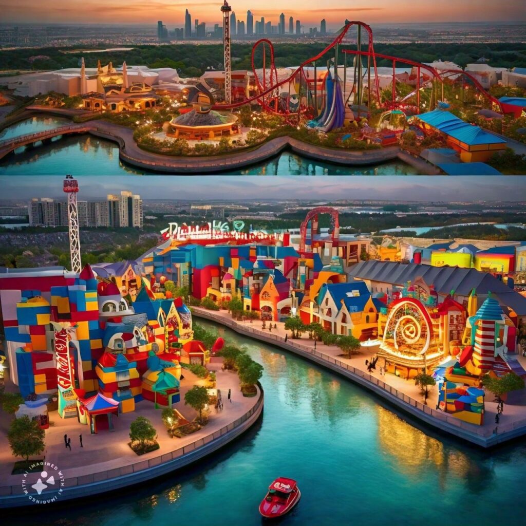 Dubai Parks and Resorts featuring thrilling rides and vibrant attractions by Royal Viking Tourism